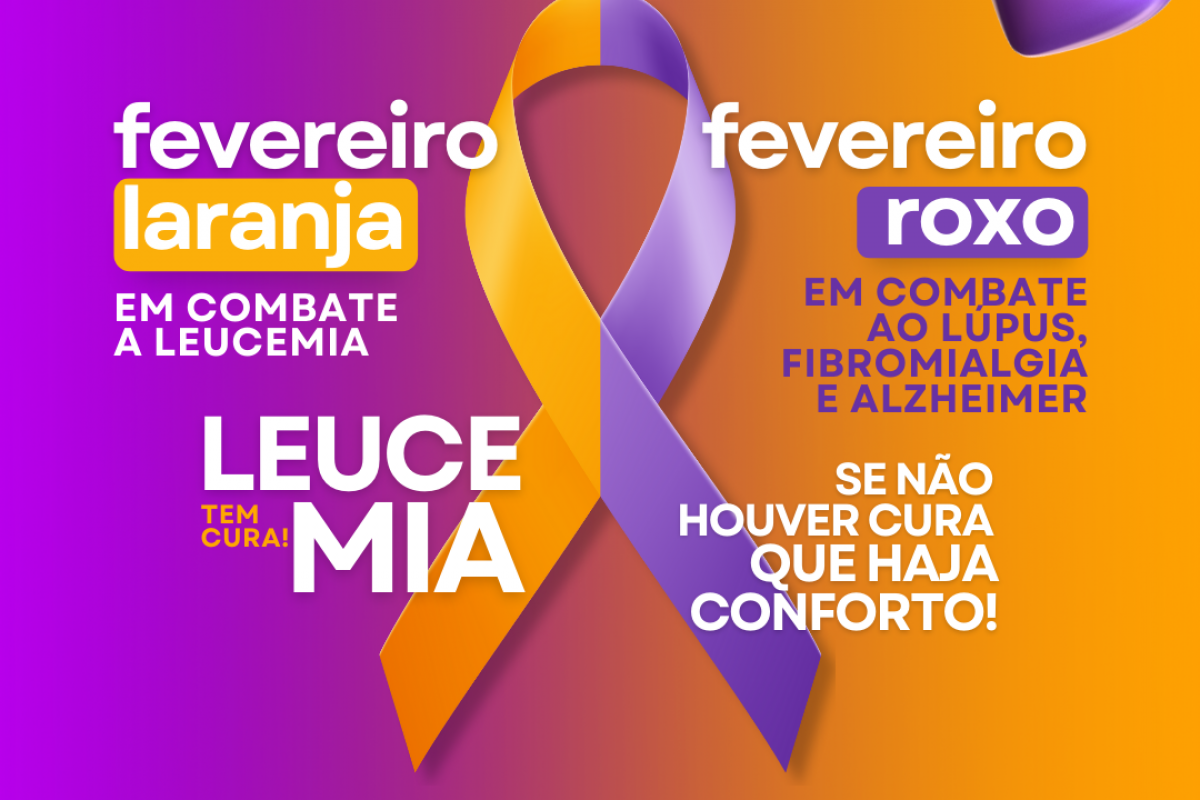 Fevereiro Laranja e Roxo