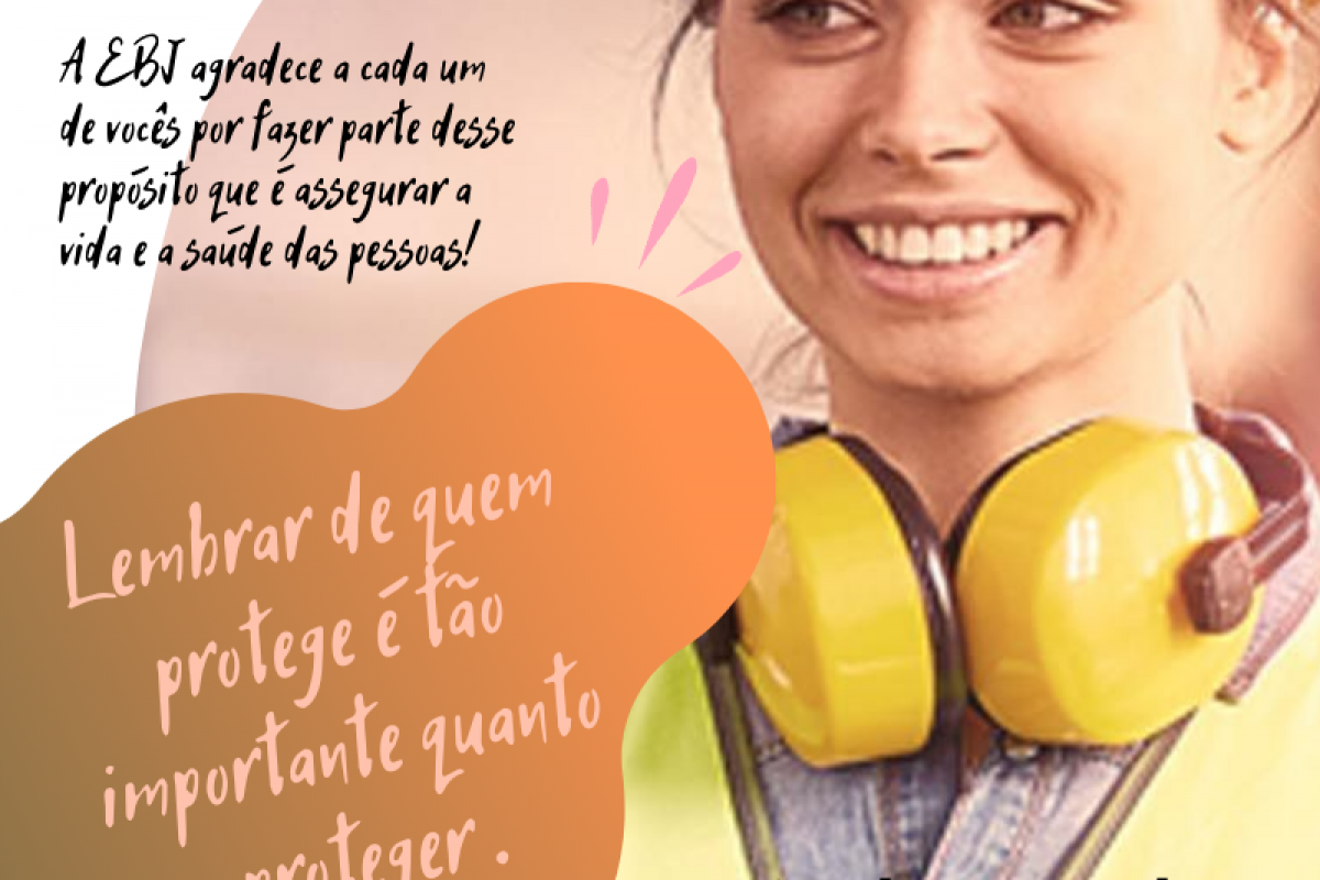 Parabéns profissional da segurança do trabalho!